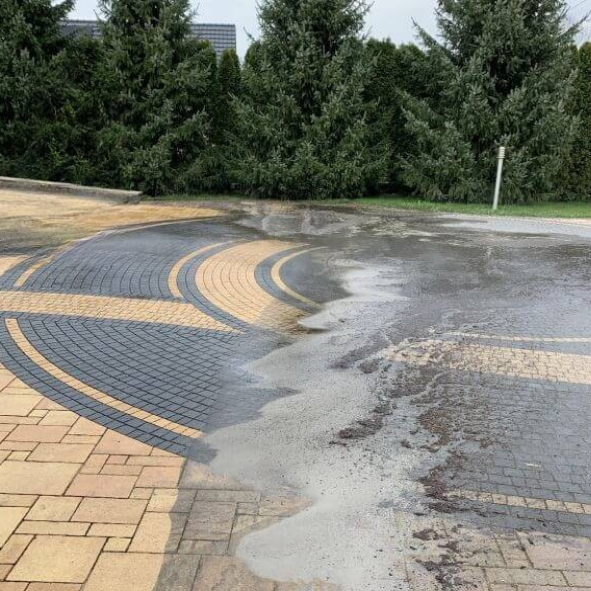 Hofeinfahrt reinigen lassen Neu-Ulm Hochdruckreinigung